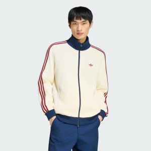 아디다스 와플 니트 남여공용 트랙탑 져지 자켓 KY5769