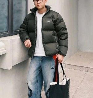 나이키 스포츠웨어 클럽 써마핏 맨즈 덕 다운 숏 패딩 점퍼 자켓 IM2081-355