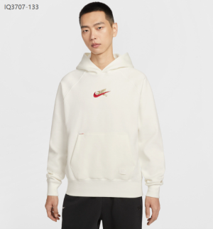 나이키 플러시 기모 말의 해 후드 커플화 기모 티셔츠 IQ3707-133