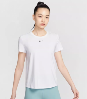 나이키 원 클래식 드라이 핏 스포츠웨어 런닝화 우먼스 반팔 탑 FN2799-101