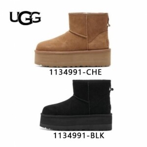 어그 UGG 여성 클래식 미니 플랫폼 부츠 1134991-BLK