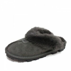 미국 어그 UGG 코케트 털슬리퍼 양털 스웨이드 방한 털신 5125-GREY