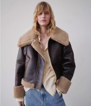 자라 에코 더블 페이스드 바이크 숏 코트 2969258