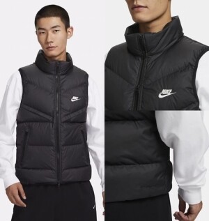 나이키 NIKE 윈드러너 스톰 핏 다운 패딩 조끼 FB8184-010