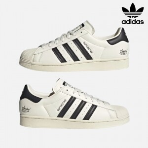 아디다스 x 앙드레 사라이바 슈퍼스타 크림 화이트 코어 블랙 GZ2203