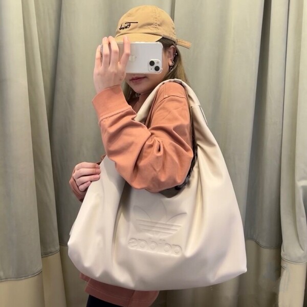 오픈마켓 우리들쇼핑,아디다스 올웨이즈 레더 숄더 호보 보부상 백 아이보리 JE3209
