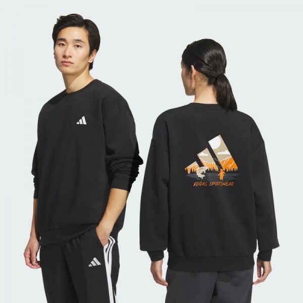 오픈마켓 우리들쇼핑,아디다스 ADIDAS 남여공용 백로고 기모 맨투맨 KF5192