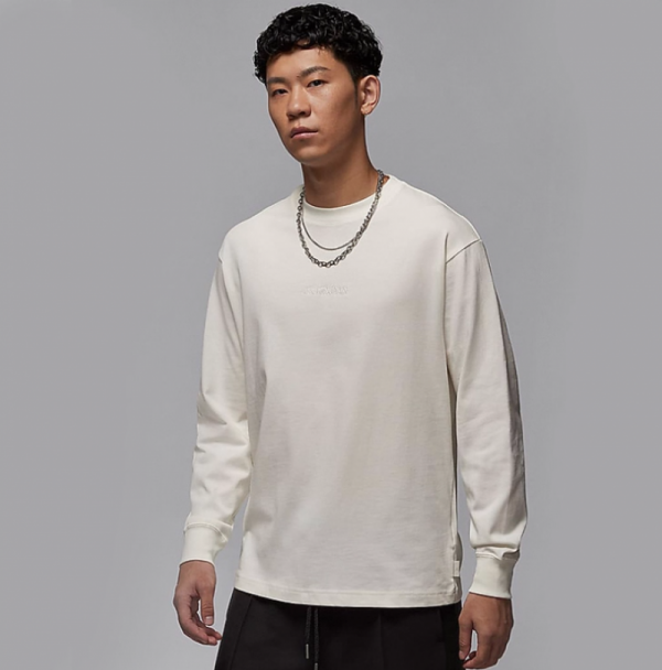 오픈마켓 우리들쇼핑,조던 나이키 긴팔 남성 캐주얼 자수 로고 루즈핏 스포츠 티셔츠 FZ9753-133