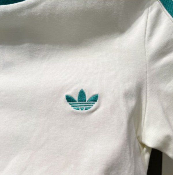 오픈마켓 우리들쇼핑,아디다스 오리지널 우먼스 삼선 크롭 셔링 반팔 티셔츠 KC5852