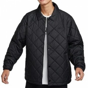 나이키 클럽 퀼팅 써마핏 경량 캐주얼화 커플화 패딩 자켓 블랙 FZ0635-010