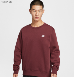 나이키 클럽 플리스 크루 런닝화 맨즈 기모 맨투맨 FN3887-619