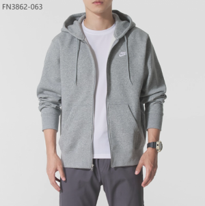 나이키 클럽 풀집 플리스 스포츠웨어 런닝화 맨즈 기모 후디 제켓 FN3862-063