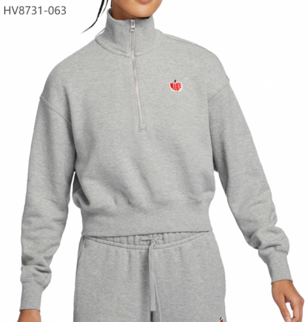 오픈마켓 우리들쇼핑,나이키 피닉스 플리스 하프집 크롭 우먼스 캐주얼화 스웻셔츠 HV8731-063
