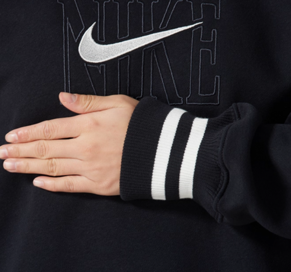 오픈마켓 우리들쇼핑,나이키 스포츠웨어 피닉스 플리스 오버사이즈 우먼스 기모 티셔츠 블랙 HJ0950-010