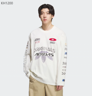 아디다스 모토 레이싱 롱슬리브 긴소매 캐주얼화 맨즈 티셔츠 KH1200