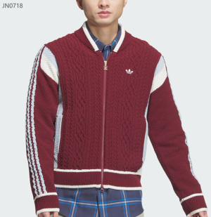 아디다스 오리지널 꽈배기 니트 커플화 가디건 집업 자켓 JN0718