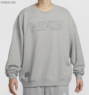 나이키 라운드 맨투맨 오버사이즈 커플화 티셔츠 HV8225-063