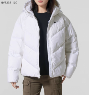 나이키 스포츠웨어 윈드푸퍼 스톰 핏 루즈 우먼스 후드 다운 패딩 HV5236-100