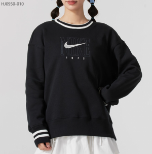 나이키 스포츠웨어 피닉스 플리스 오버사이즈 우먼스 기모 티셔츠 블랙 HJ0950-010