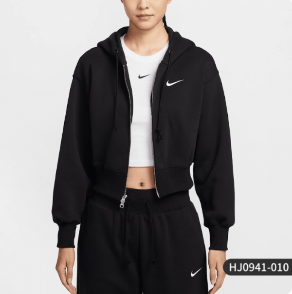 오픈마켓 우리들쇼핑,나이키 스포츠웨어 피닉스 플리스 우먼즈 크롭 후디 재켓 HJ0941-010