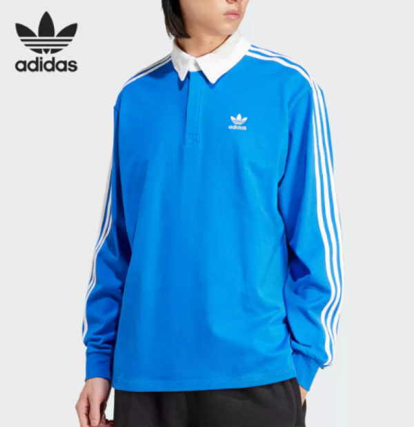 오픈마켓 우리들쇼핑,아디다스 오리지널 아디컬러 럭비 폴로 커플화 카라 티셔츠 블루 IZ2463