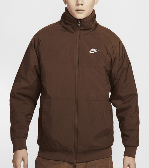 오픈마켓 우리들쇼핑,나이키 빅 스우시 양면 리버시블 뽀글이 후리스 커플화 풀집 자켓 브라운 BQ6546-259