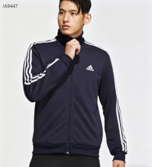 아디다스 레귤러 핏 더블니트 트랙탑 캐주얼화 맨즈 재켓 IA9447