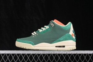 조던 JORDAN 에어 조던3 레트로 캔버스 그린 운동화 FZ7974-300