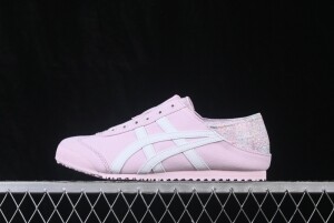 오니츠카타이거 멕시코 66 Slip On 핑크 화이트 스니커즈 1183C635-700
