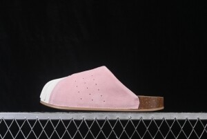 아디다스 Superstar Mule 핑크 화이트 슬리퍼 슬리퍼