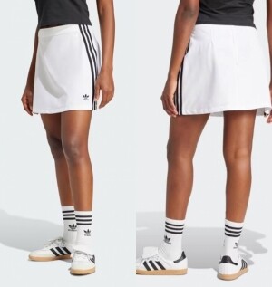 아디다스 ADIDAS 아디컬러 스트라이프 미니 우먼 라이프 스커트 JD0284