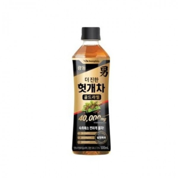 오픈마켓 우리들쇼핑,광동 더 진한 헛개차 골드라벨 500ML