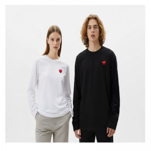 [국내배송] 꼼데가르송 레드와펜 롱슬리브 긴팔티셔츠