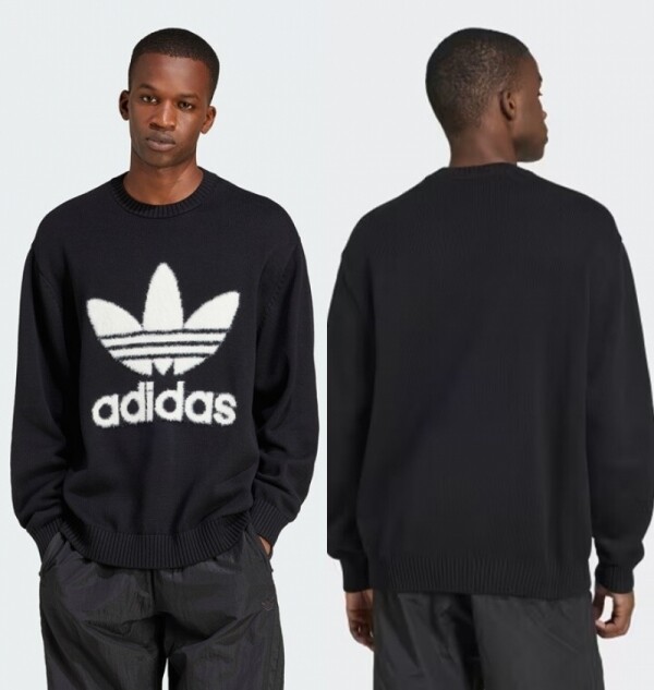 오픈마켓 우리들쇼핑,아디다스 ADIDAS 프리미엄 니티드 트레포일 크루 스웨트 셔츠 JC6348 JC6349