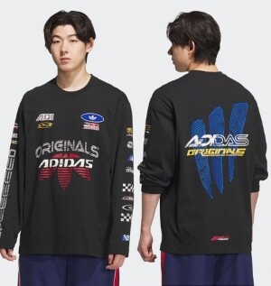 아디다스 ADIDAS 레이싱 롱슬리브 긴팔 티셔츠 KH1199 KH1200