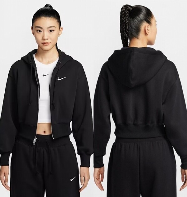 오픈마켓 우리들쇼핑,나이키 NIKE 스포츠웨어 피닉스 플리스 크롭 기모 자켓 HJ0941-010 133