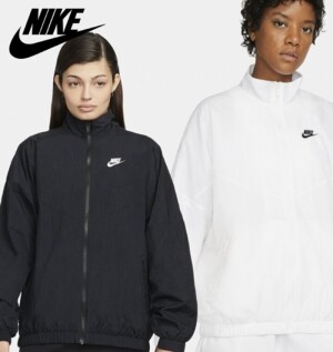 나이키 NIKE 우먼스 에센셜 윈드러너 우븐 집업 자켓 DM6186-010 100
