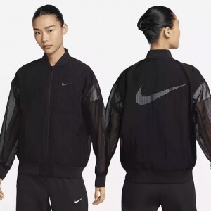 나이키 NIKE 우먼스 에센셜 우븐 바시티 경량 봄버 재킷 DV7973-100