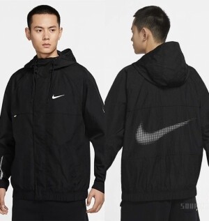 나이키 NIKE 맨즈 윈드러너 스우시 후드 우븐 집업 자켓 DX6311-010 222