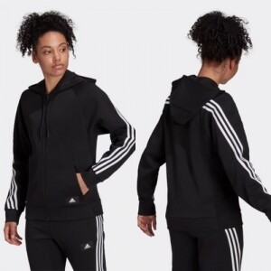 아디다스 ADIDAS 우먼스 퓨쳐 아이콘 후드 트랙 탑 H57287