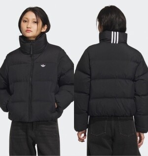 아디다스 ADIDAS 우먼스 크롭 숏 다운 패딩 KC2659 KC2660