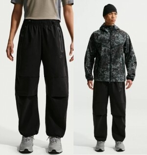 나이키 NIKE 테크 남성 우븐 오픈 헴 팬츠 IU7637-010 101