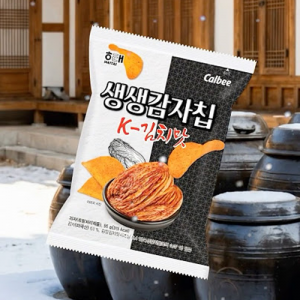 해태 생생감자칩 K김치맛 55g, 16봉(1박스)