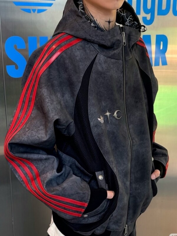 오픈마켓 우리들쇼핑,아디다스 ADIDAS 오리지널 빈티지 워싱 스트라이프 봄버 재킷