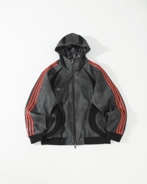 아디다스 ADIDAS 오리지널 후드 트랙탑 자켓 그레이