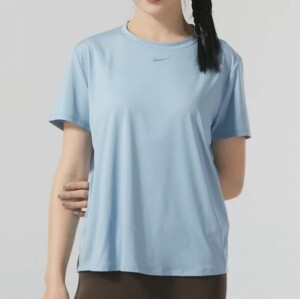 나이키 원 클래식 드라이핏 여성 티셔츠 블루 FN2799-440